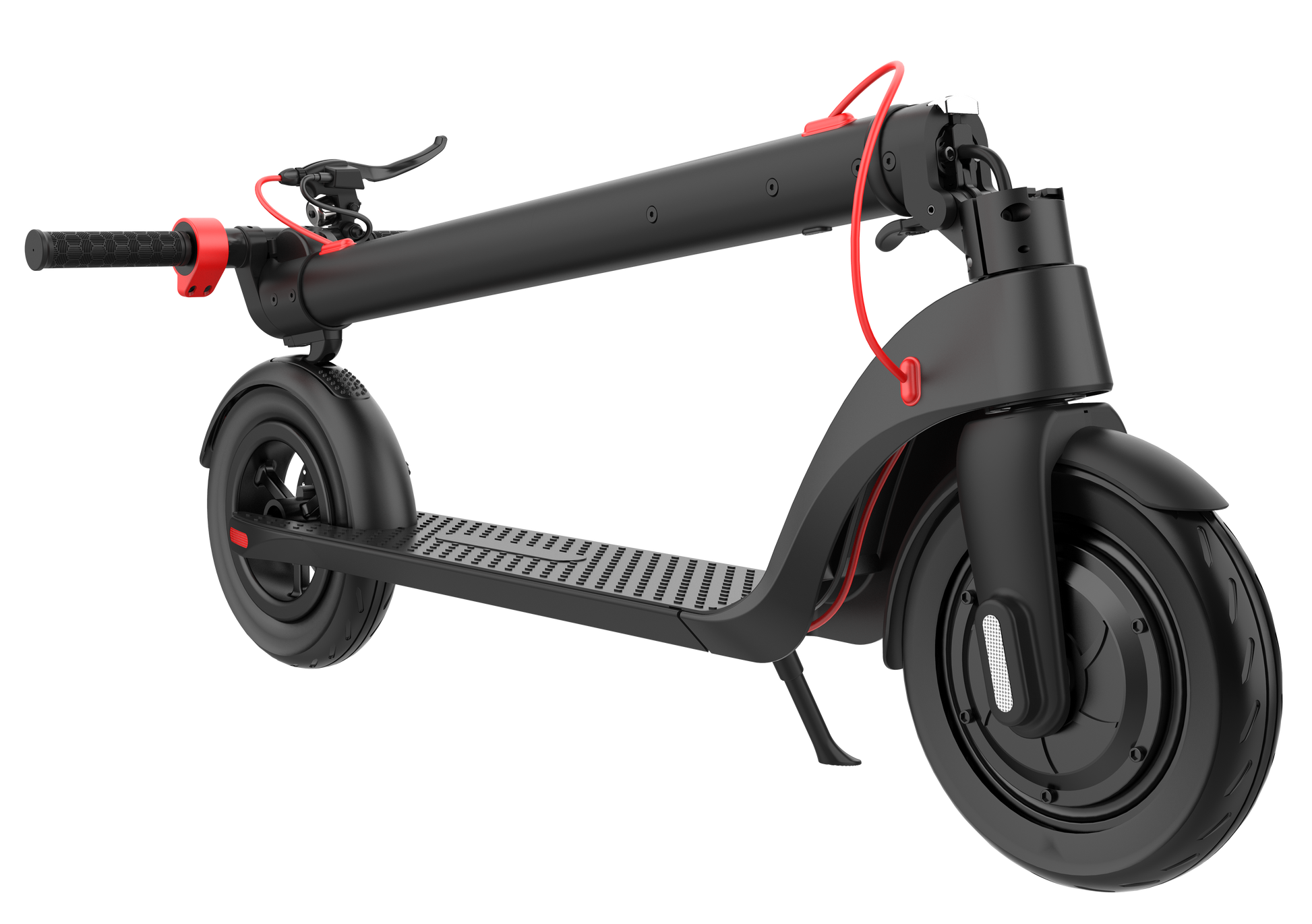 X7 Pro electric scooter in a compact, foldable design showcasing sleek functionality for city travel.